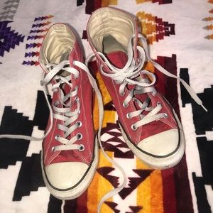 Converse red high top